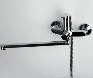 Wasserkraft Isen 2602L Смеситель для ванны с длинным поворотным изливом